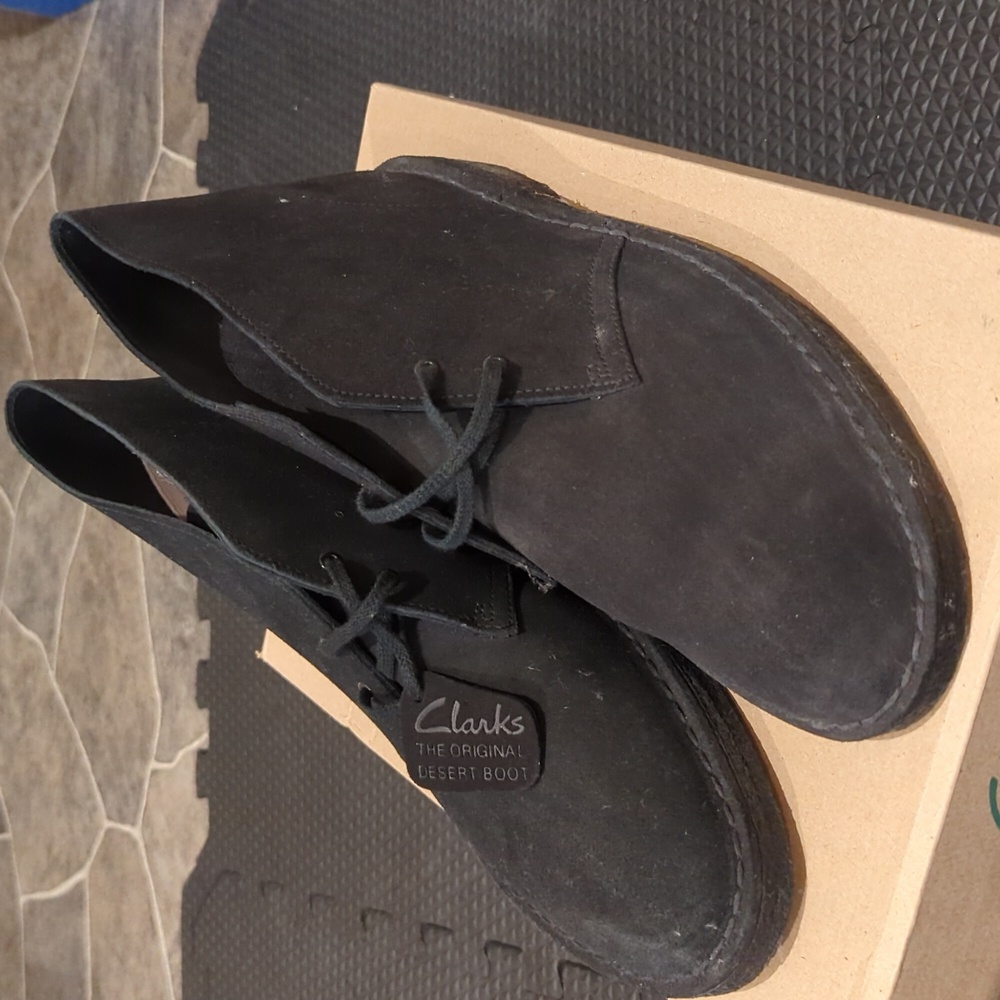 Clarks Bushacre 2 Black Suede 13